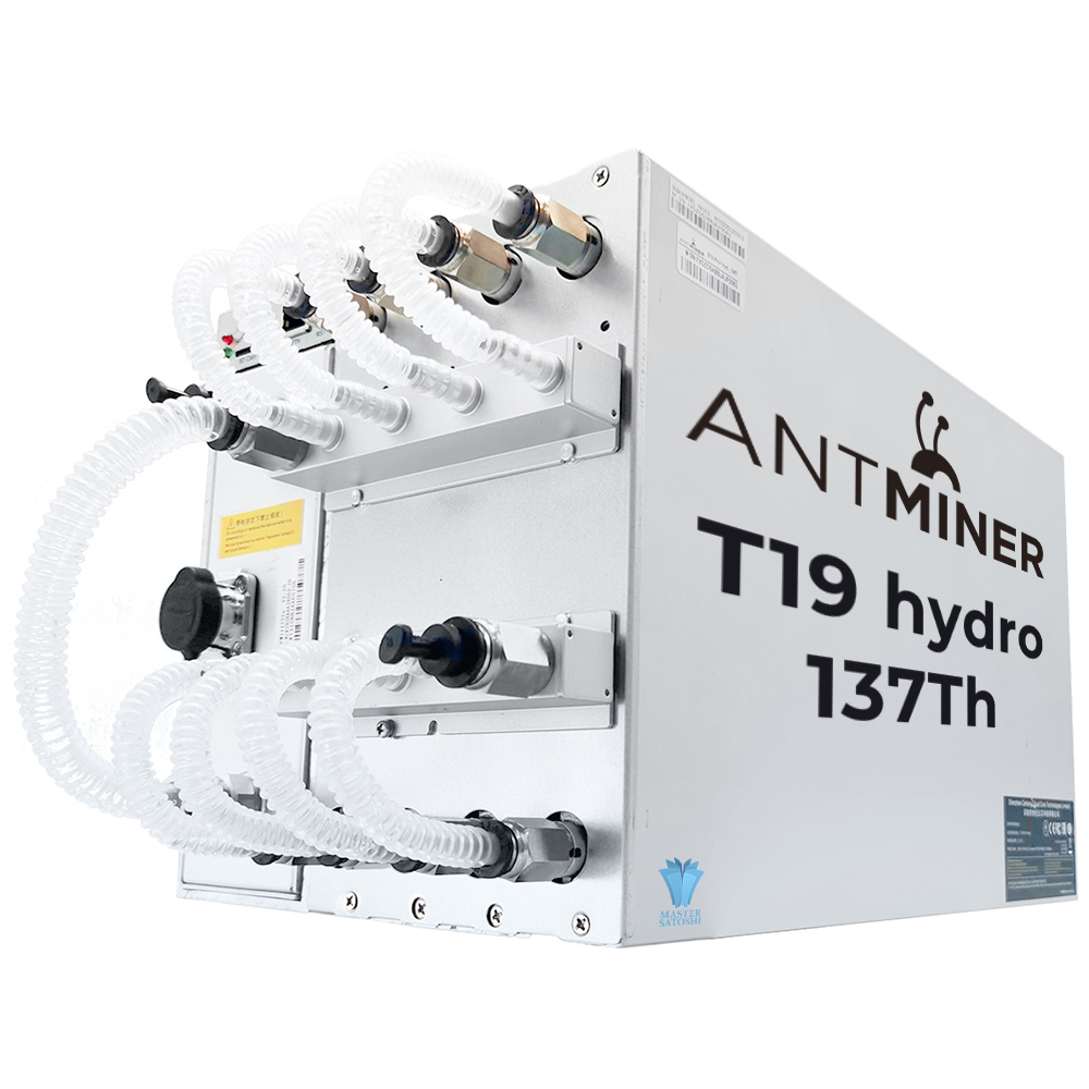 Antminer T19 Hydro 137Th в наличии в России